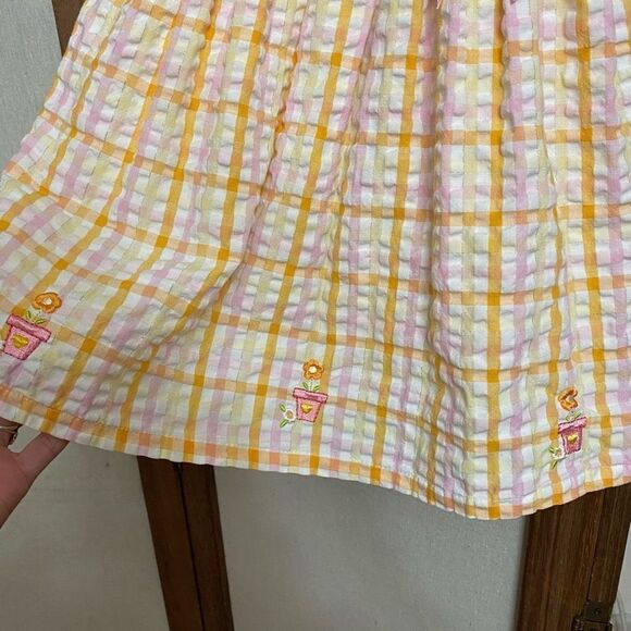 Y2K Youngland Pastel Gingham Gardening Dress - Picture 5 of 5